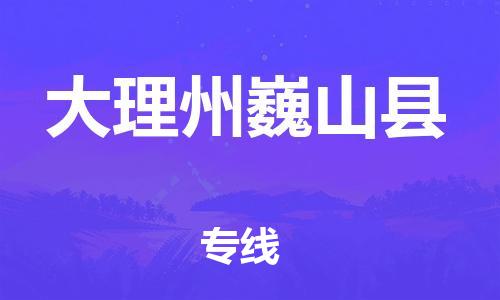 天津到大理州巍山县物流专线-天津到大理州巍山县货运公司-