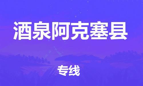 天津到酒泉阿克塞县物流专线-天津到酒泉阿克塞县货运公司-