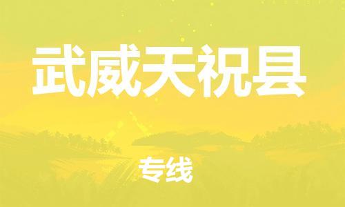 天津到武威天祝县物流专线-天津到武威天祝县货运公司-