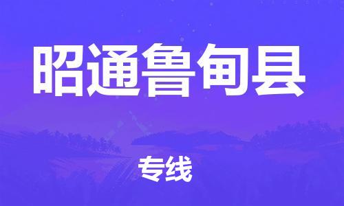 天津到昭通鲁甸县物流专线-天津到昭通鲁甸县货运公司-