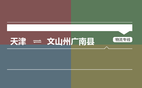 天津到文山州广南县物流专线-文山州广南县到天津货运公司-（今日/热线）建筑材料运输专线