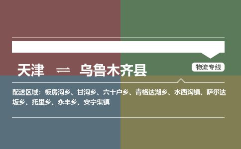 天津到乌鲁木齐县物流专线-乌鲁木齐县到天津货运公司-（今日/热线）设备配件运输专线