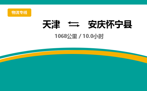 天津到安庆怀宁县物流专线-安庆怀宁县到天津货运公司-汽车配件运输专线