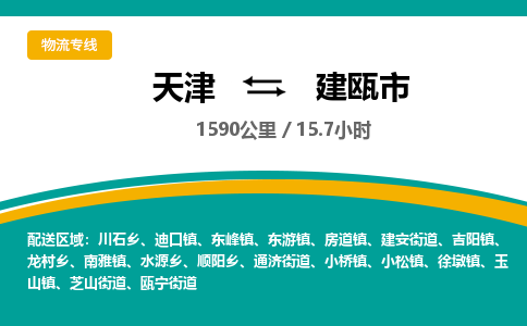 天津到建瓯市货运公司_天津到建瓯市物流货运专线