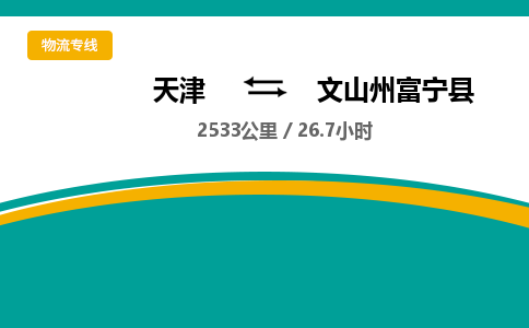 天津到文山州富宁县物流专线-文山州富宁县到天津货运公司-（今日/热线）货运公司诚信经营