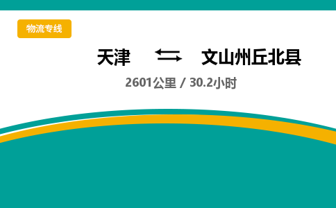 天津到文山州丘北县物流专线-天津到文山州丘北县货运公司-