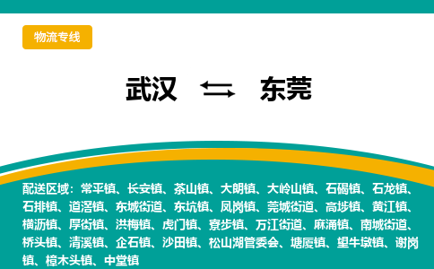 武汉至东莞物流公司|武汉到东莞货运专线