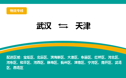 武汉至天津物流公司|武汉到天津货运专线