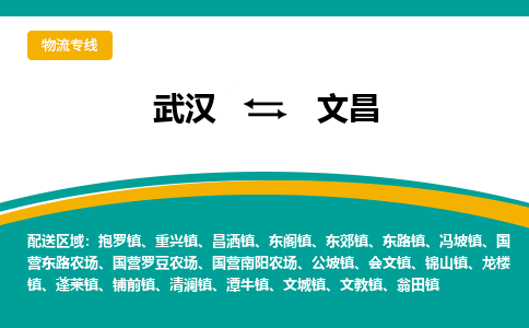 武汉至文昌物流公司|武汉到文昌货运专线