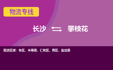 长沙到攀枝花物流专线-长沙至攀枝花货运公司-值得信赖的选择