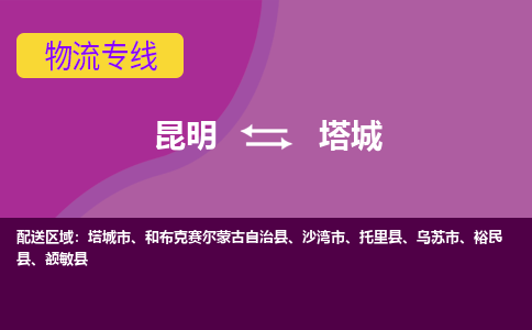 昆明到塔城物流专线-昆明至塔城货运公司