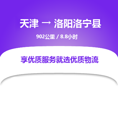 天津到洛阳洛宁县物流专线-洛阳洛宁县到天津货运公司-货运公司费用价格